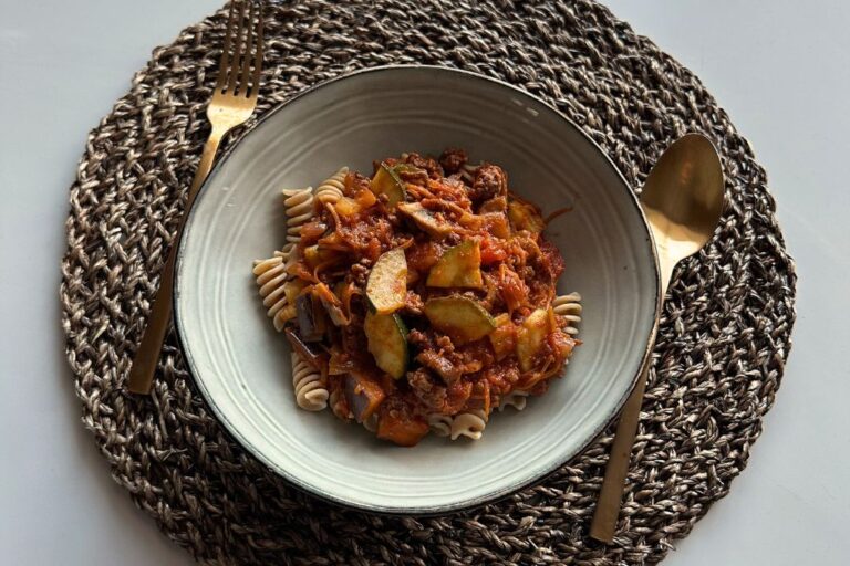 Eiwitrijke pasta bolognese recept